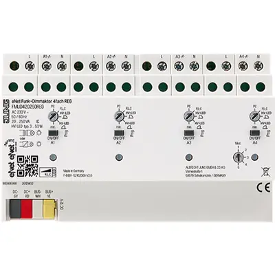JUNG eNet radiografische dimactor 4-voudig DIN-rail montage (FM UD 420250 REG)