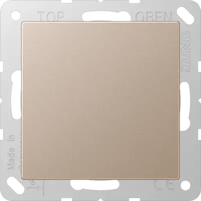 JUNG centraalplaat blinddeksel incl. draagframe A-range champagne (A 594-0 CH)
