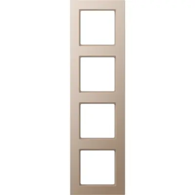 JUNG afdekraam 4-voudig A Creation champagne (AC 584 CH)