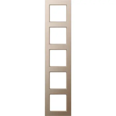 JUNG afdekraam 5-voudig A Creation champagne (AC 585 CH)