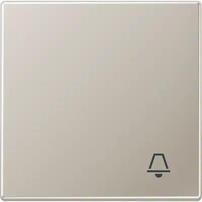 JUNG schakelwip met belsymbool LS990 edelstaal (ES 2990 K)