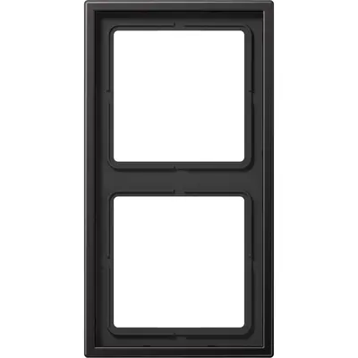 JUNG afdekraam 2-voudig LS990 dark gelakt aluminium (AL 2982 D)