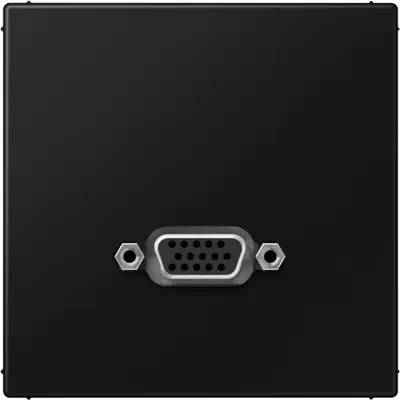 JUNG Centraalplaat Zwart (MA LS 1102 SW)