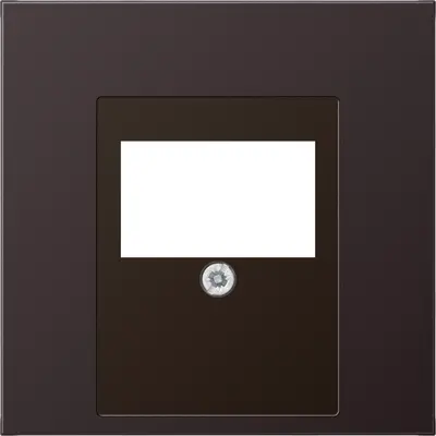 JUNG centraalplaat multimedia LS990 dark gelakt aluminium (AL 2969 T D)