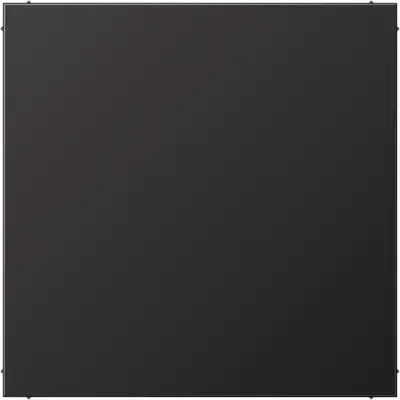 JUNG centraalplaat blinddeksel incl. draagframe LS990 dark gelakt aluminium (AL 2994 B D)