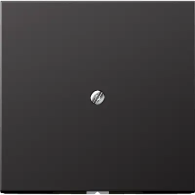 JUNG centraalplaat snoer invoer incl. draagframe LS990 dark gelakt aluminium (AL 2990 A D)