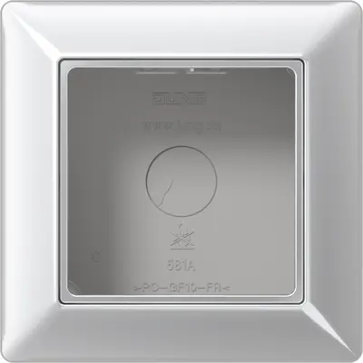 JUNG opbouwbak 1-voudig A-range aluminium (AS 581 A AL)