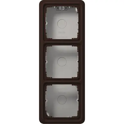 JUNG opbouwbak 3-voudig CD500 bruin (CD 583 A BR)