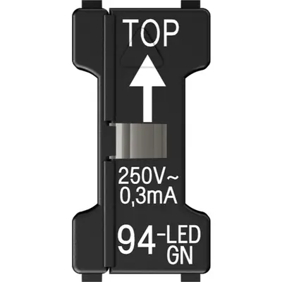 JUNG LED-lampje voor serieschakelaar 110-250V 0,3 mA groen (94-LED GN)