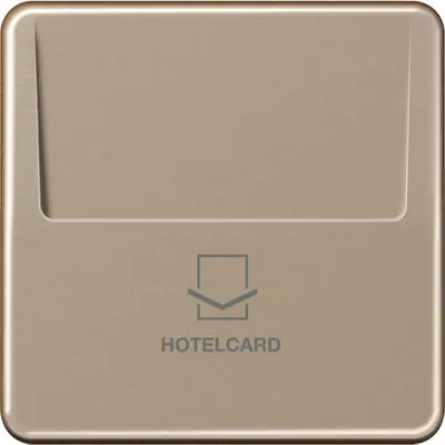 JUNG hotelkaartschakelaar CD500 goud brons (CD 590 CARD GB-L)