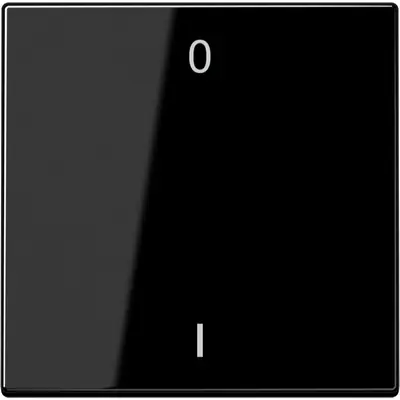 JUNG EnOcean draadloze wandzender 2-kanaals met symbolen 0-1 LS990 zwart glans (ENO LS 990-01 SW)