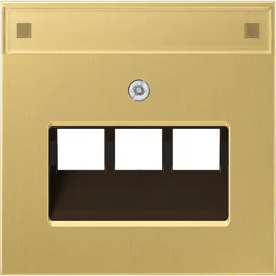JUNG Centraalplaat Modular-Jack Mes (ME 2969-3 NAUA C)