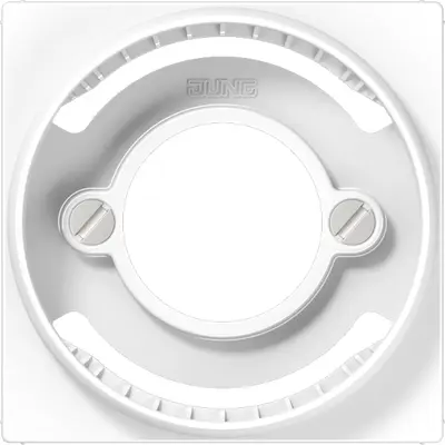 JUNG centraalplaat voor lichtsignalen A-range alpine wit (A 537 BFPL WW)