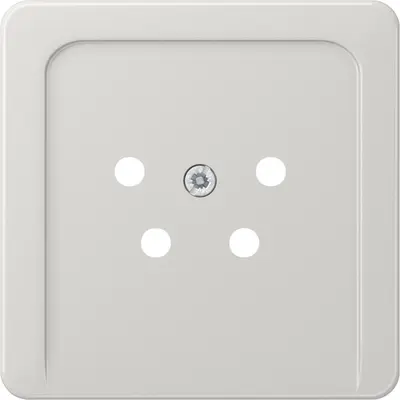 JUNG centraalplaat telefoon 4-polig CD500 lichtgrijs (CD 561 TF LG)