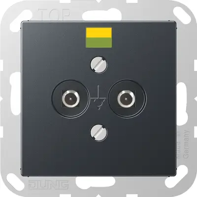 JUNG Pot. vereff. contactdoos Inbou (A 565-2 BF ANM)