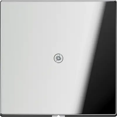 JUNG centraalplaat snoer invoer LS990 glanzend chroom (GCR 2990 A)