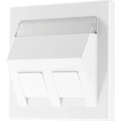 JUNG centraalplaat voor montage adapter 30 graden LS990 alpine wit (LS 569-30 BF PL WW)