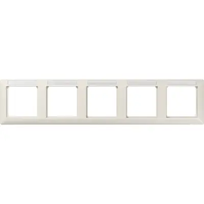 JUNG Afdekraam 5v Horizontaal Creme (AS 5850 BF INA)