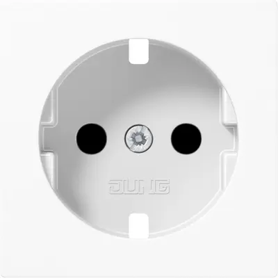 JUNG centraalplaat voor wandcontactdoos A-range alpine wit (A 1520 KIPL WW)