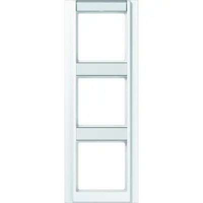 JUNG Afdekraam 3v Verticaal Wit Wan (A 583 NA WW)