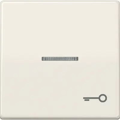 JUNG schakelwip met sleutelsymbool en controlevenster creme (AS 591 KO5T)