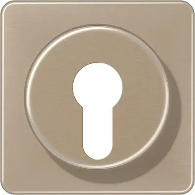 JUNG centraalplaat voor sleutelschakelaar CD500 goud brons (CD 528 GB)