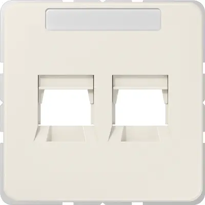 JUNG Centraalplaat Modular-Jack Cre (569-25 WE)