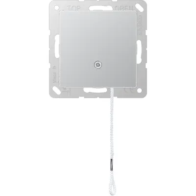 JUNG trekschakelaar A-range aluminium (A 506 BF NUZ AL)
