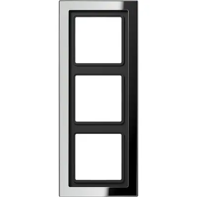 JUNG afdekraam 3-voudig LS DESIGN glanzend chroom (GCRD 2983)