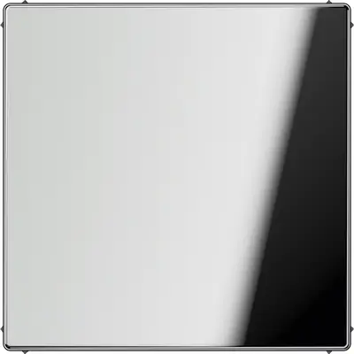 JUNG centraalplaat blinddeksel incl. draagframe LS990 glanzend chroom (GCR 2994 B)