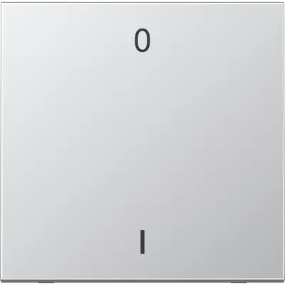 JUNG EnOcean draadloze wandzender 2-kanaals met symbolen 0-1 LS990 aluminium (ENO AL 2990-01-L)