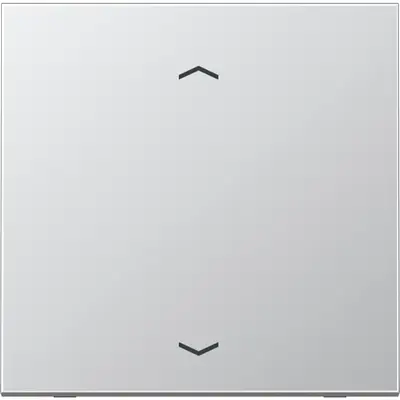JUNG EnOcean draadloze wandzender 2-kanaals met pijlsymbolen LS990 aluminium (ENO AL 2990 P-L)
