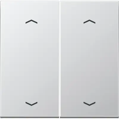 JUNG EnOcean draadloze wandzender 4-kanaals met pijlsymbolen LS990 aluminium (ENO AL 2995 MP-L)