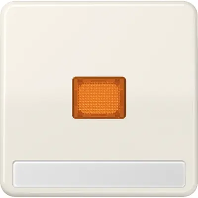 JUNG schakelwip met groot controlevenster en tekstvenster CD500 creme (CD 590 NAKO)