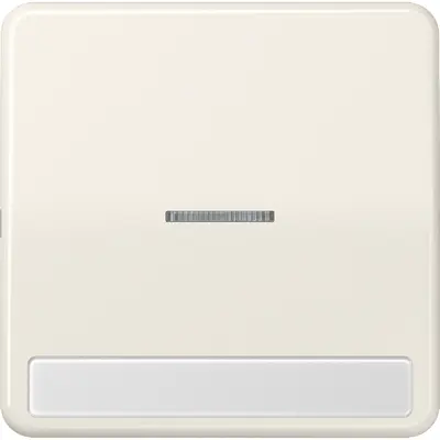 JUNG schakelwip met controlevenster en tekstvenster CD500 creme (CD 590 NAKO5)