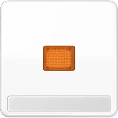 JUNG schakelwip met groot controlevenster en tekstvenster CD500 alpine wit (CD 590 NAKO WW)
