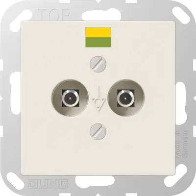 JUNG Pot. vereff. contactdoos Inbou (ABA 565-2 N)