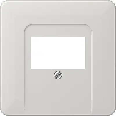 JUNG centraalplaat multimedia CD500 lichtgrijs (CD 569 T LG)