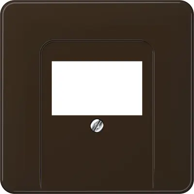 JUNG centraalplaat multimedia CD500 bruin (CD 569 T BR)