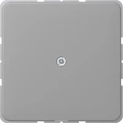 JUNG centraalplaat met snoerinvoer en draagring CD500 grijs (CD 590 A GR)