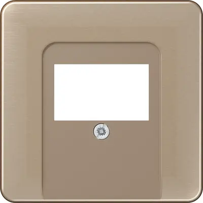 JUNG centraalplaat multimedia CD500 goud brons (CD 569 T GB)