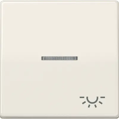 JUNG schakelwip met lichtsymbool en controlevenster AS500 creme (AS 591 KO5L)