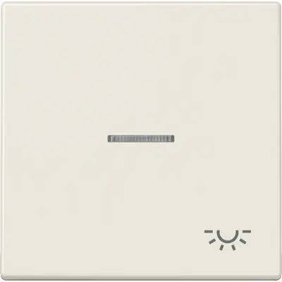 JUNG schakelwip met lichtsymbool en controlevenster LS990 creme (LS 990 KO5 L)