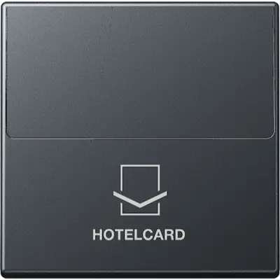 JUNG hotelkaartschakelaar A-range antraciet mat (A 590 CARD ANM)