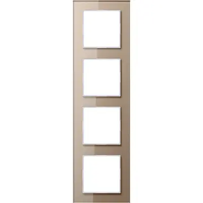 JUNG afdekraam 4-voudig A Creation champagne glas (AC 584 GL CH)