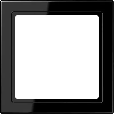 JUNG verloopplaat voor toepassing andere merken 55 x 55 mm LS990 zwart glans (LS 961 Z5 SW)