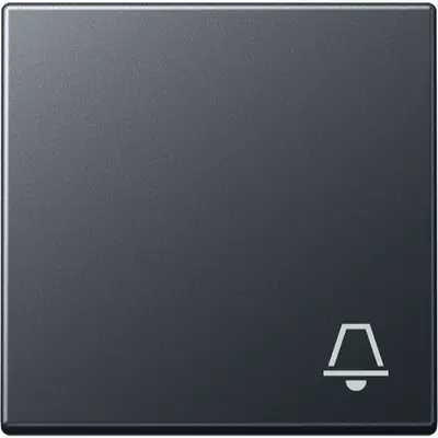 JUNG schakelwip met belsymbool A-range antraciet mat (A 590 BF K ANM)