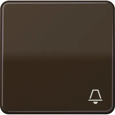 JUNG schakelwip met belsymbool CD500 bruin (CD 590 K BR)