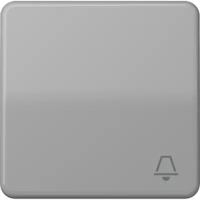 JUNG schakelwip met belsymbool CD500 grijs (CD 590 K GR)