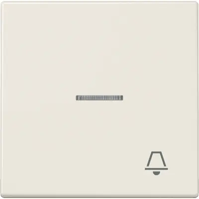 JUNG schakelwip met belsymbool en controlevenster LS990 creme (LS 990 KO5 K)